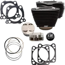 Harley-Davidson Fxlrs 1923 ABS [2025] - 132" Hochverdichtungs- / 136" Big Bore Kit – Oberfläche: Hervorgehobene Lamellen, Black Granite – Merkmal: 0,00 cm³ Kuppelvolumen – Bild 5