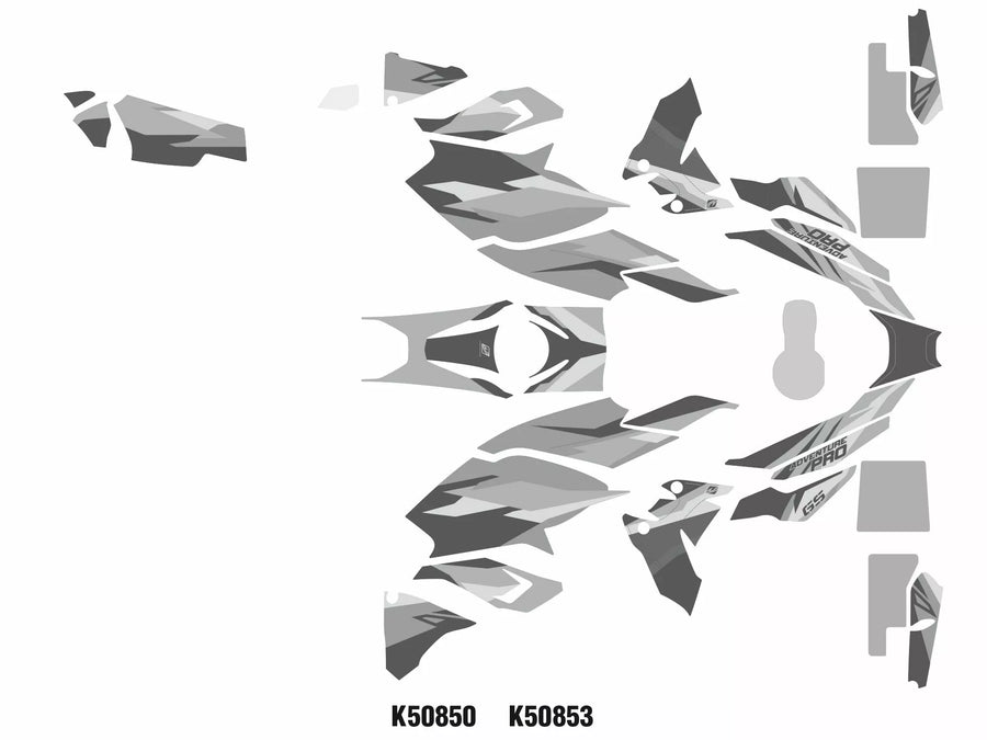 BMW K 1200 R [UNIRACING] - Stickerset