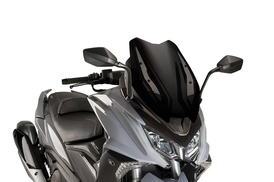 KYMCO AK 550 [2023] - Windshield V-Tech Line Sport | Black | PUIG 9478N