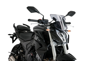 VOGE 500R [2025] – Flanker Visier Verkleidungsscheibe – Schwarz