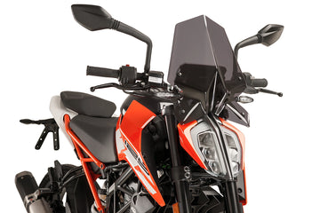 TRIUMPH BONNEVILLE T 120 BLACK [2025] - New Generation Sport Windshield | Heavily toned | PUIG 9514F