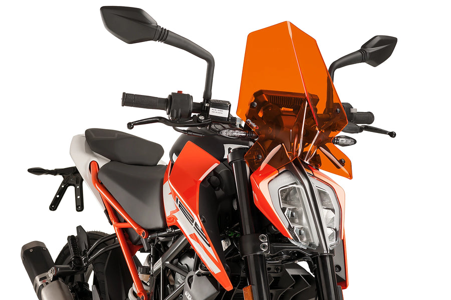 TRIUMPH BONNEVILLE T 120 BLACK [2025] - New Generation Sport Windshield | Orange | PUIG 9514T