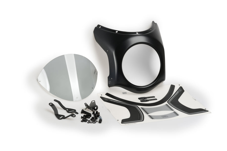 TRIUMPH SCRAMBLER 400X [2025] – Retro fairing screen – Transparent