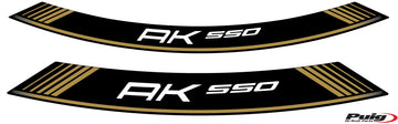 KYMCO AK 550 PREMIUM [2025] – Rim tapes Specials | Gold | PUIG 9630O