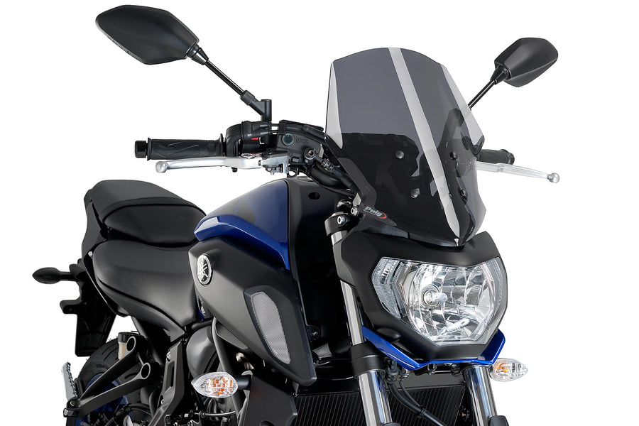 YAMAHA MT-07 [2020] - New Generation Touring Windshield | Heavily toned | PUIG 9667F
