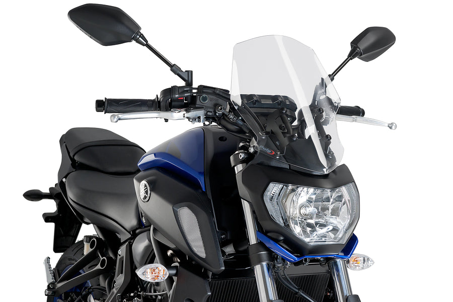YAMAHA MT-07 [2020] - New Generation Touring Windshield | Clear | PUIG 9667W
