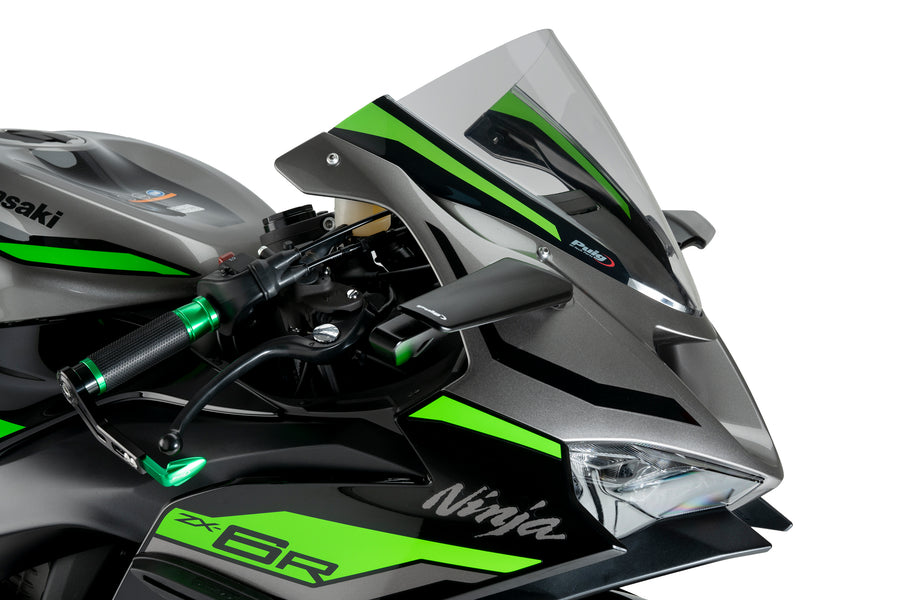 KAWASAKI ZX-6R NINJA [2025] – Z-Racing scherm – Zwart