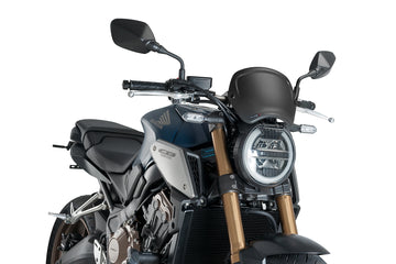 HONDA CB 650 R NEO SPORTS CAFE [2023] - Frontplatte aus ABS | Carbon-Optik | PUIG 9768C