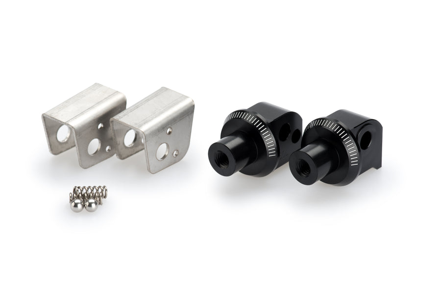 BMW F 900 GS ADVENTURE [2024] – Adapter Beifahrer Fußrasten- Gummipad – Schwarz