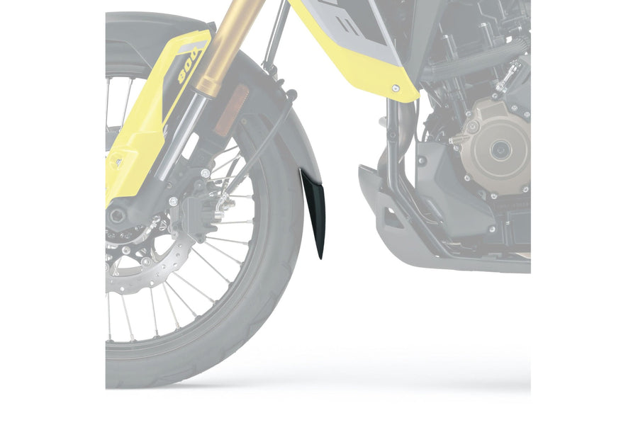 SUZUKI DL 800 V-STROM [2025] – Verlängerung des vorderen Schutzblechs – Schwarz