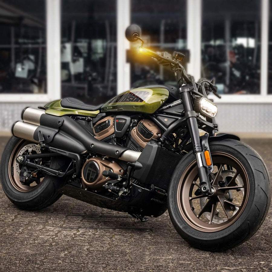 harley davidson sportster s rh 1250 s [HEINZ BIKES] – NANO-schijnwerper