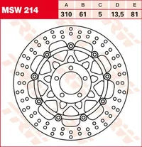 Kawasaki ZR 1100 Zephyr [1995-1997] - Flame Series Schwimmende Bremsscheibe – Bild 8