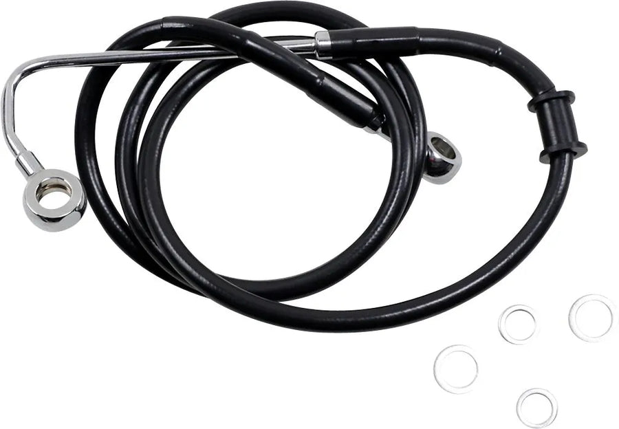 harley davidson flstc [DRAG SPECIALTIES] - Verlengde roestvrijstalen remleiding