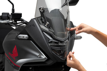 HONDA XL 750 TRANSALP [2024] – Koplampbescherming Vasthangen – Transparant - 0
