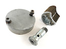 Yamaha XS 650 Type 447 [1975] - Oil strainer with hollow screw and cover-3