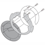 Kawasaki Versys 650 [GIVI] - Befestigungsring für TANKLOCK