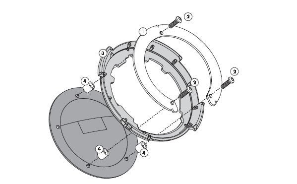 Yamaha Ténéré 700 Rally [2025–2026] – Befestigungsring für Tanklock