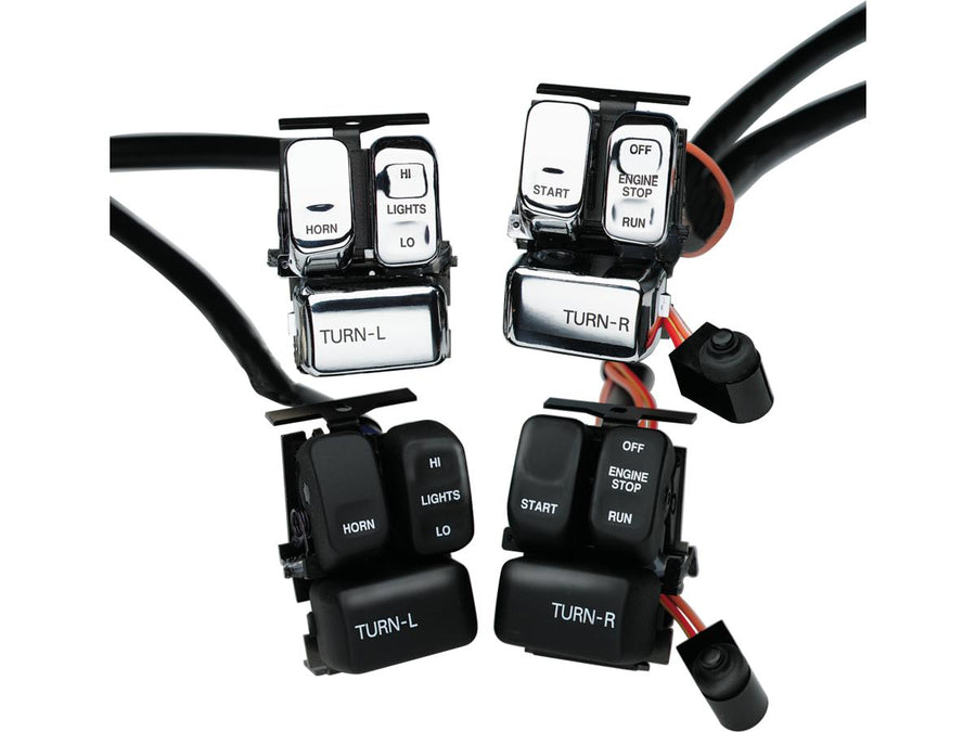 Harley Davidson Sportster [1996-2006] – 96-up Ergonomisches Lenkerschalter-Kit Links