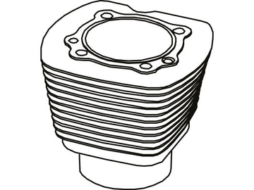 Harley Davidson Revtech 110 [2004-2019] -4 inch gatgat voorste o-ringcilinder