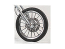 Harley Davidson Softail [2000-2014]-Nitro-18 2-part brake disc black ...-7