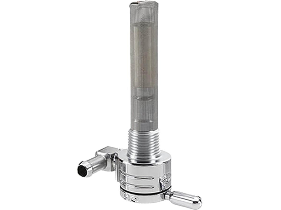 Harley Davidson – 3/8" NPT Kraftstoffventil nach vorne gerichteter Auslass Chrom