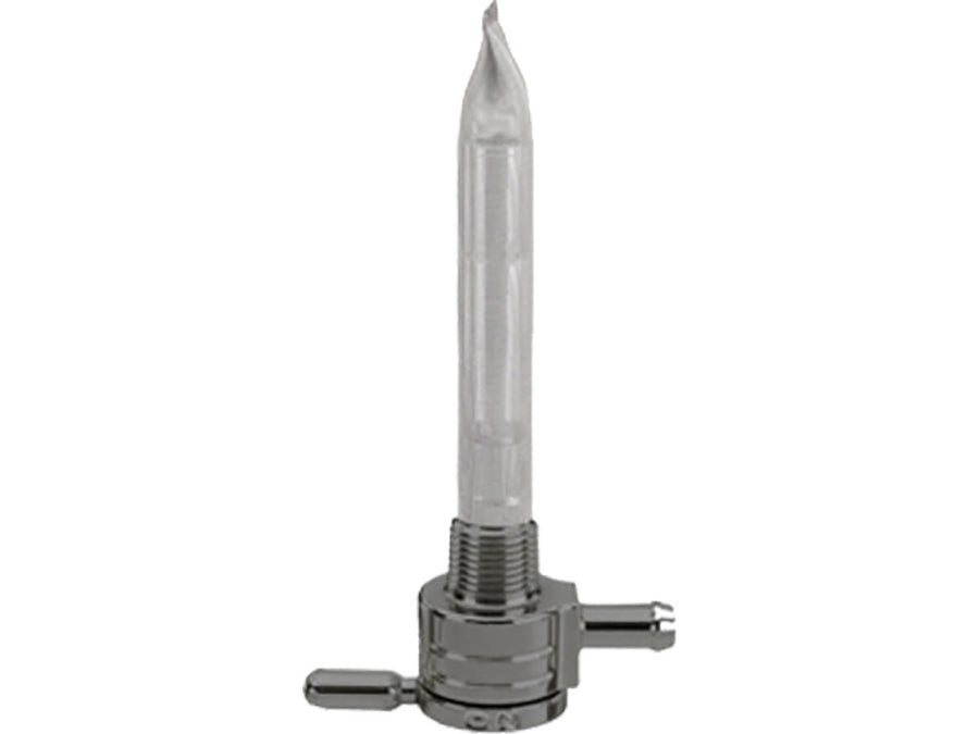 Harley Davidson – 3/8" NPT Kraftstoffventil Gerader Auslass Schwarz
