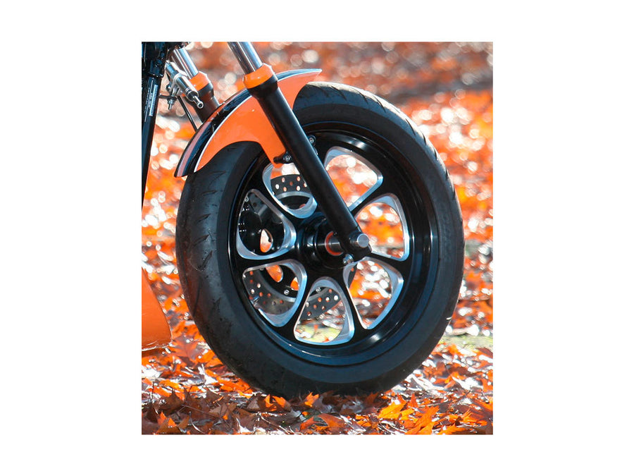 Harley Davidson Dyna [2000-2005] – Eliminator 7 Riemenscheibe Schwarz 1 1/8" 70 Zähne
