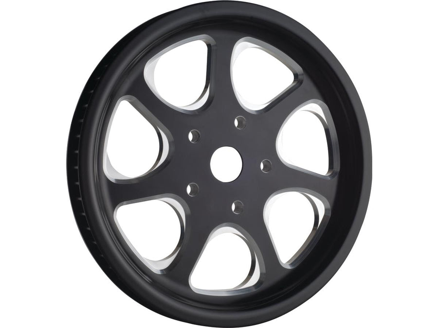 Harley Davidson Dyna [2000-2005] – Eliminator 7 Riemenscheibe Schwarz 1 1/8" 70 Zähne