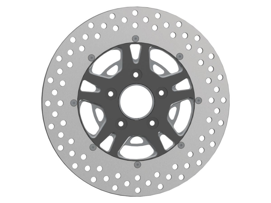 Harley Davidson Sportster [2014-2020]-T-5 2-part brake disc Midnight Series