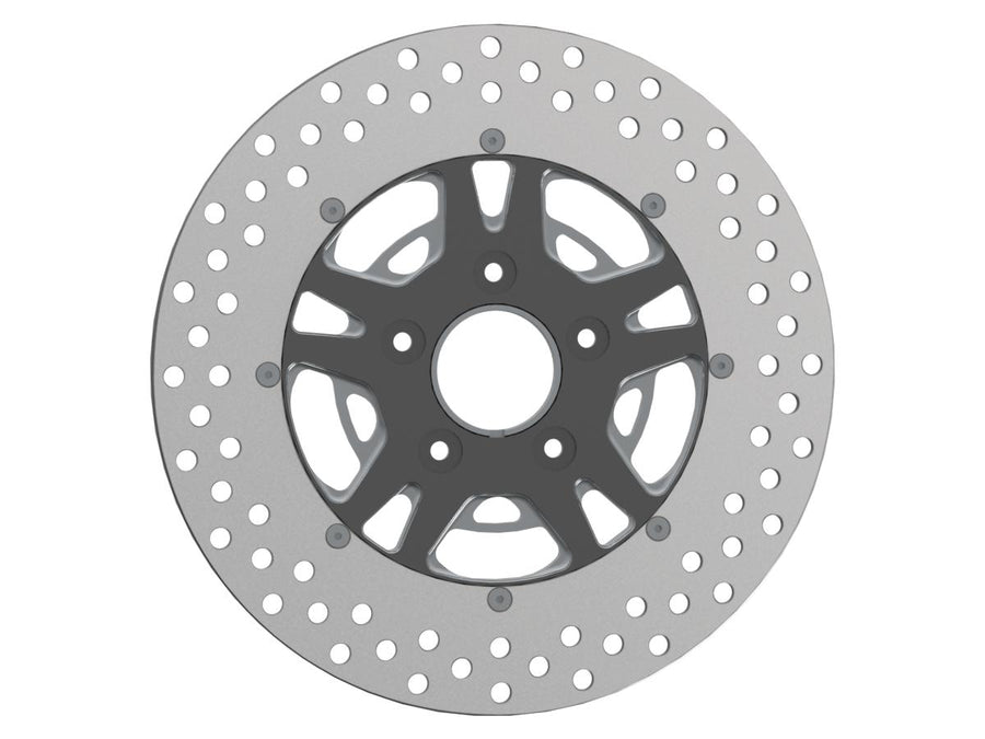 Harley Davidson Sportster [2014-2020]-T-5 2-part brake disc Midnight Series