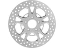 Harley Davidson Touring [2008-2024]-T-5 brake disc stainless steel polished 11.8 "-1