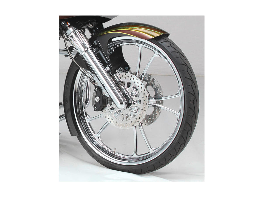 Harley Davidson Touring [2008-2024]-T-5 brake disc stainless steel polished 11.8 "