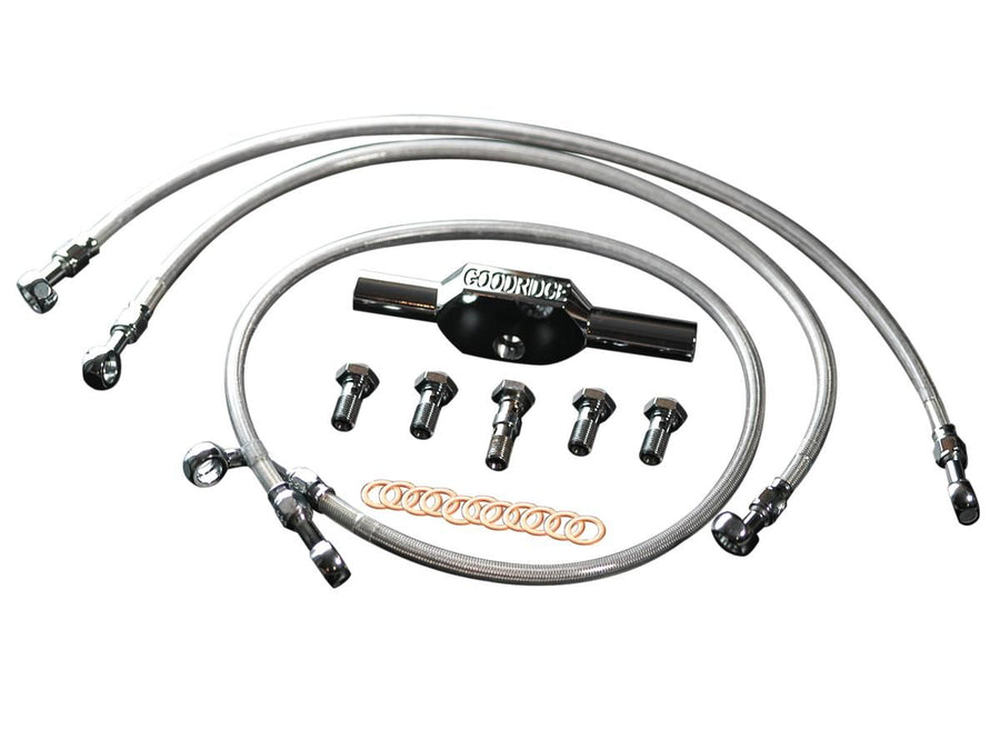 Harley Davidson FLHR [2008-2008] – High-End-Bremsleitungssatz +8"