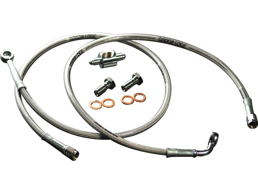 Harley Davidson Fltr [2008-2009]-OEM Style brake line made of stainless steel