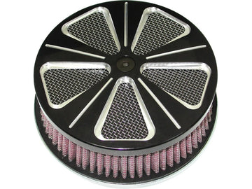 Harley Davidson – Hornet Hi-Flow Luftfilter Schwarz Eloxiert