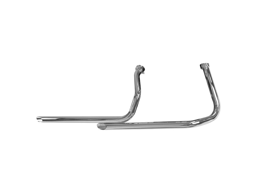 Harley Davidson Panhead [1948-1964]-staggered double slanted drag pipes for ...