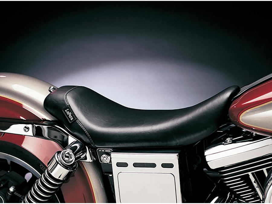 Harley Davidson Fxdwgi [2004-2005]-Bare Bones Solo Seat smooth black vinyl