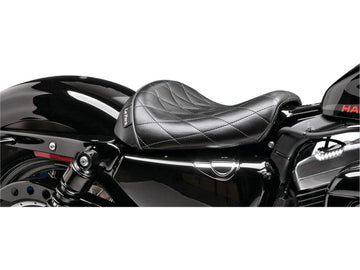 Harley Davidson XL1200V [2012-2016] – Bare Bones Solo Sitz Diamond Stitch Schwarzes