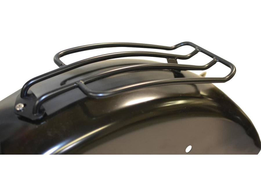 Harley Davidson FLS [2014-2017] – 6" Solo Gepäckträger Schwarz Satin