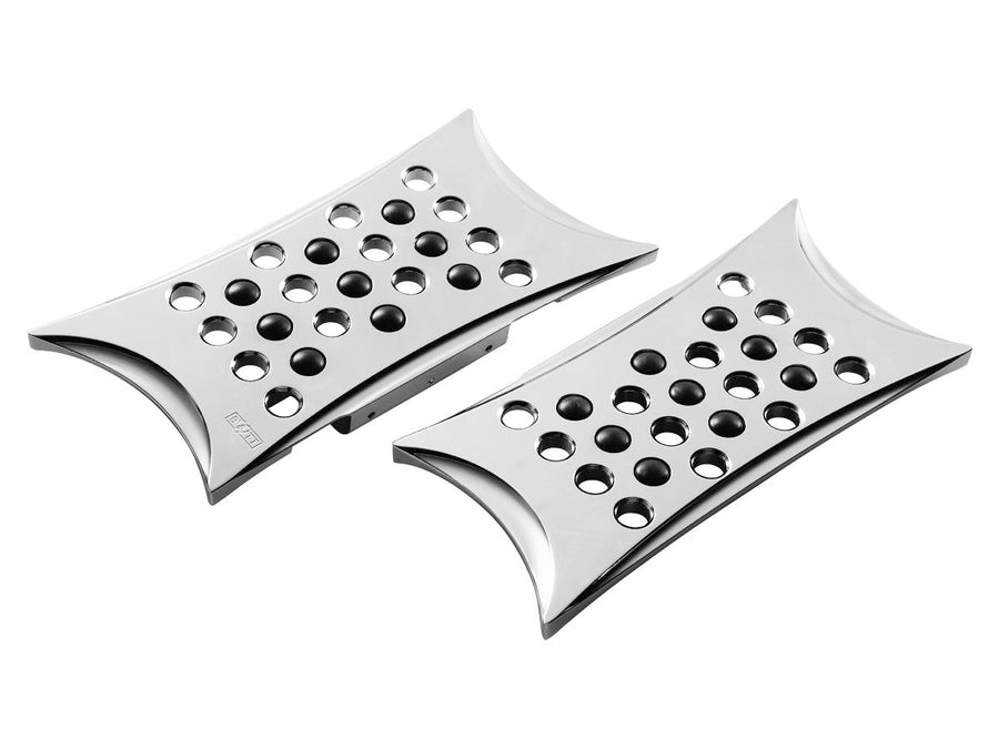 Harley Davidson Touring [1986-2025]-Battistini passenger Food boards Chrom