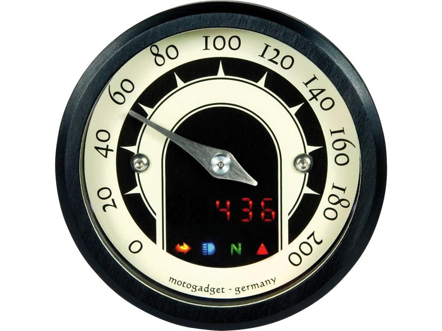 Harley Davidson Sportster [1986-2013] – motoscope tiny speedster Tachoskala: 200 mph;