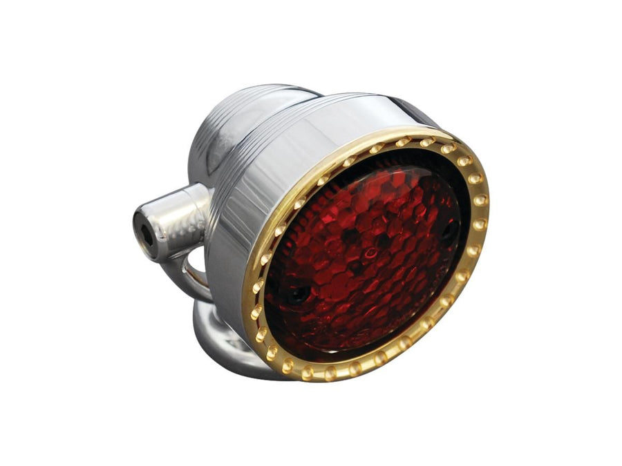 Harley Davidson-Neo-Fusion leidde woede gepolijst messing gepolijst, rood LED