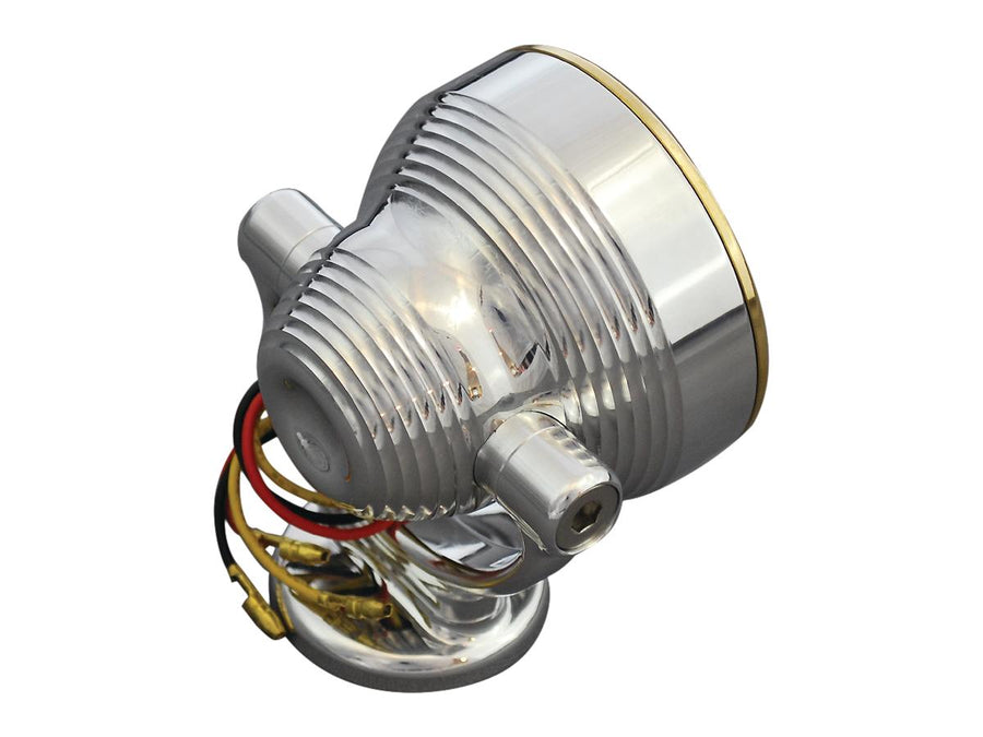 Harley Davidson-Neo-Fusion leidde woede gepolijst messing gepolijst, rood LED