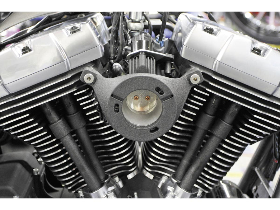 Harley Davidson Dyna [1999-2017]-Vrijhoge houder in het zwart