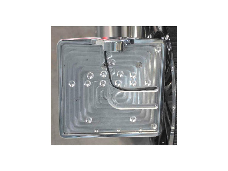 Harley Davidson – Innere Kennzeichenbasisplatte Schwedisches Maß 155x195mm Aluminium