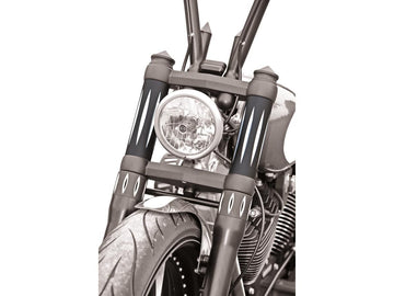 Harley Davidson Dyna Note [2006-2017]-Upper vorkkappen gepolijst aluminium