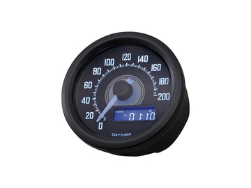 Harley Davidson Sportster [1986-2013] – Velona60 Tachometer Schwarz Edelstahl