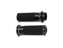 Harley Davidson Touring [2008-2024] -Snit Fusion hanteert zwart geanodiseerd 1 "-1