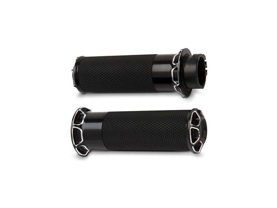 Harley Davidson Touring [2008-2024] -Snit Fusion hanteert zwart geanodiseerd 1 "