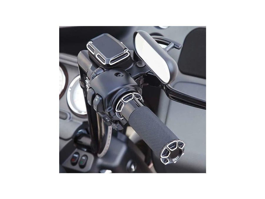Harley Davidson Touring [2008-2024] -Snit Fusion hanteert zwart geanodiseerd 1 "